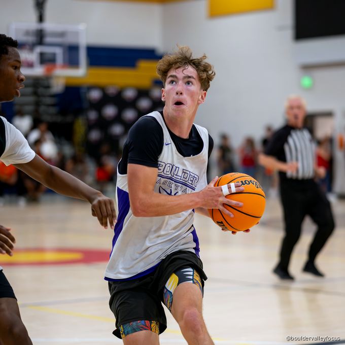 Panthers player attacking off the dribble